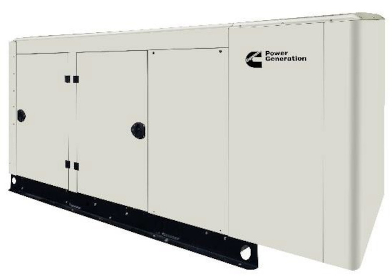Cummins 60kW Generator RS60 Quiet Connect Series. 120/208-Volts 3 Phase. NG/LP Operation. Sound Level 1 Option.