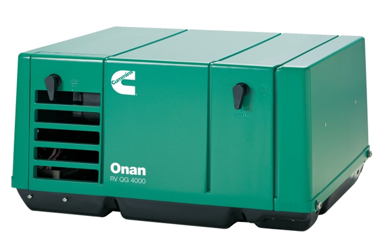 An Onan 4000i Generator RV QG 4000i. Inverter Generator. Quiet— Meets U.S. Park Service Noise Specs. EPA/CARB Compliant