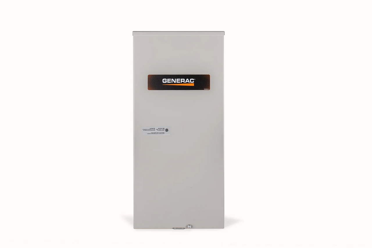 Generac 200-Amp Automatic Transfer Switch with Surge Protection Device. Service Rated, NEMA 3R, Single Phase 120/240 Volts.