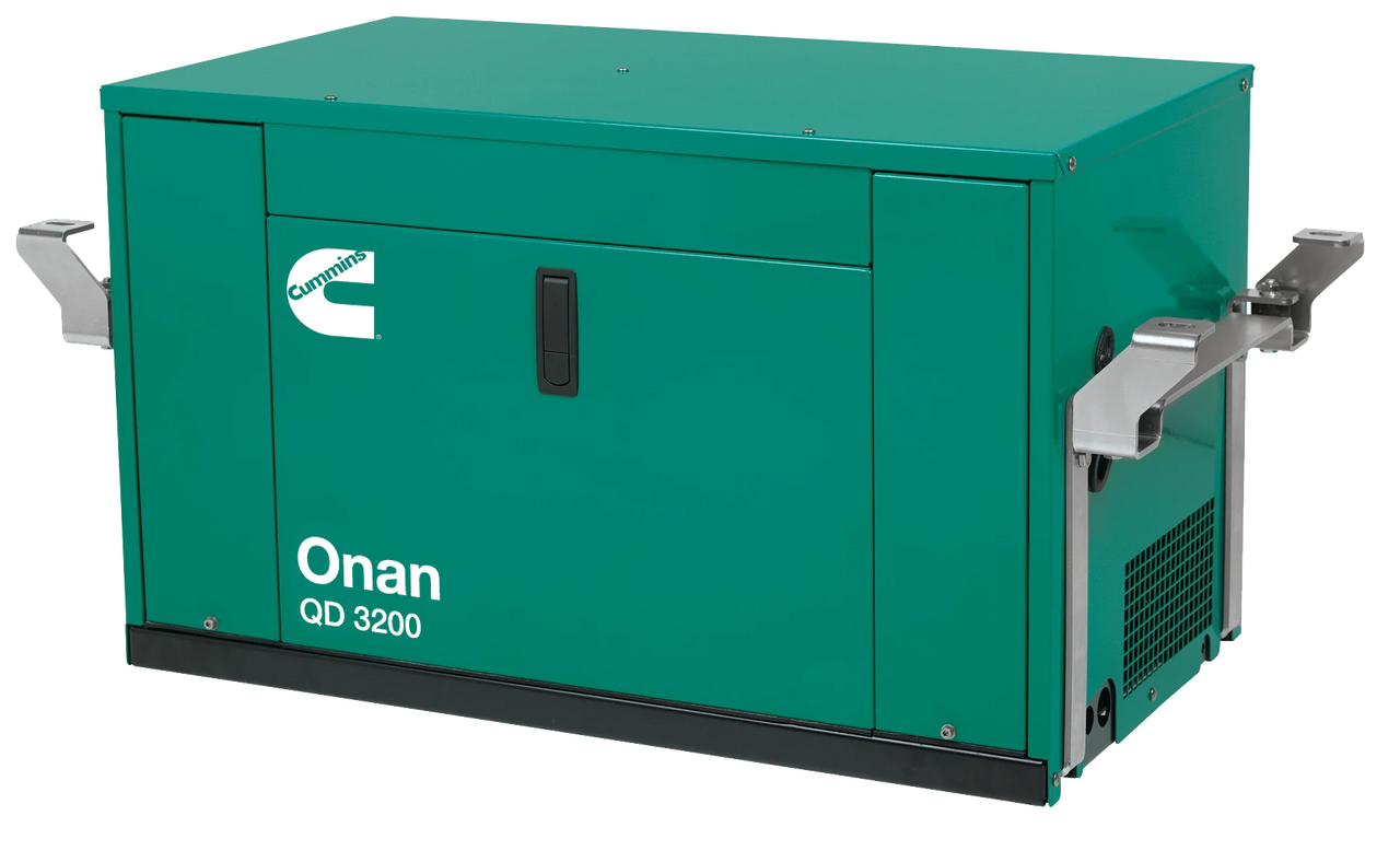 3200 Watt Onan RV Generator 3.2 HDZAA-6508 with Remote LCD Controls—Start/Stop Switch and Hour Meter