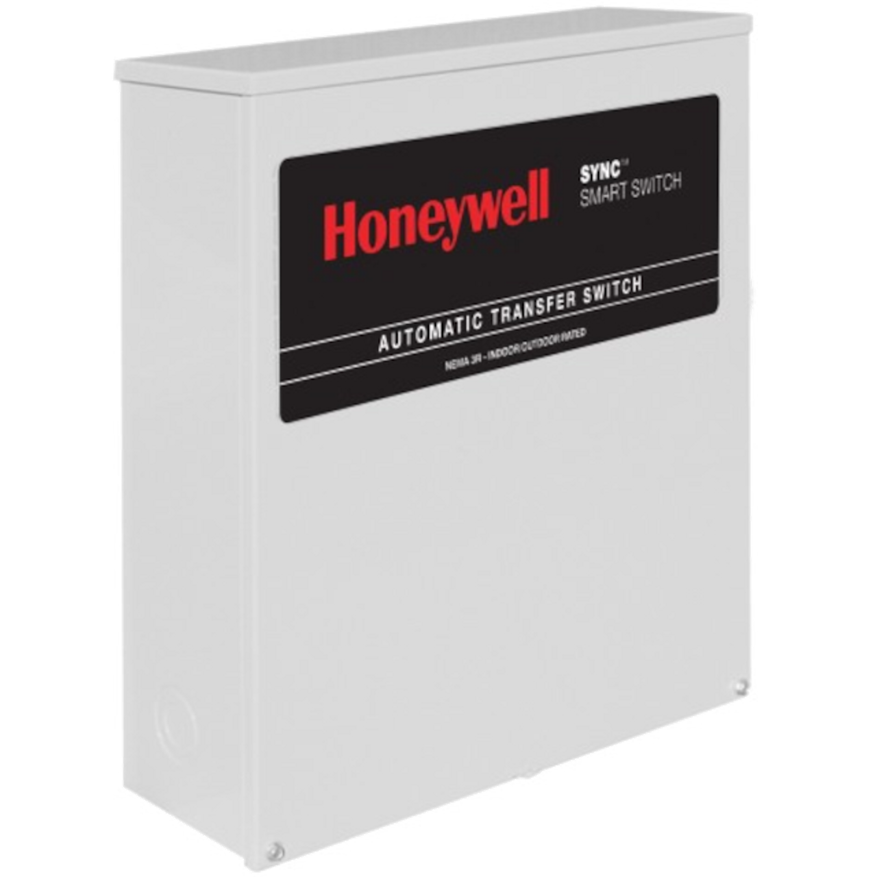 Honeywell RXSK200A3 200-Amp 240-Volt Single Phase Transfer Switch with Load Management and NEMA 3R Aluminum Enclosure.